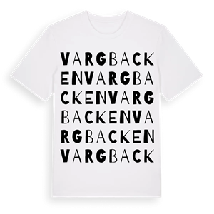 Vargbacken ordlek t-shirt – ekologisk bomull t-shirt från Pinshirt