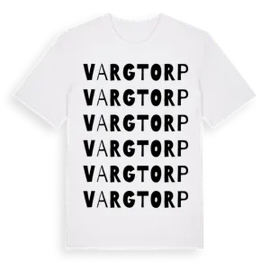 Vargtorp ordlek t-shirt – ekologisk bomull t-shirt från Pinshirt