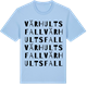 Blue Soul t-shirt med Värhultsfall ordlek t-shirt