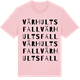 Pink Cotton t-shirt med Värhultsfall ordlek t-shirt