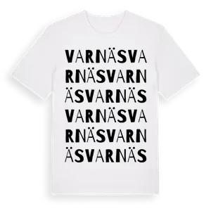 Varnäs ordlek t-shirt – ekologisk bomull t-shirt från Pinshirt