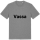Mid Heather Gray t-shirt med Vassa fetstil t-shirt
