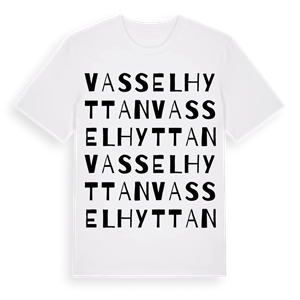 Vasselhyttan ordlek t-shirt – ekologisk bomull t-shirt från Pinshirt