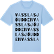 Blue Soul t-shirt med Vasslasjöudden ordlek t-shirt