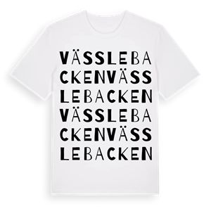 Vässlebacken ordlek t-shirt – ekologisk bomull t-shirt från Pinshirt