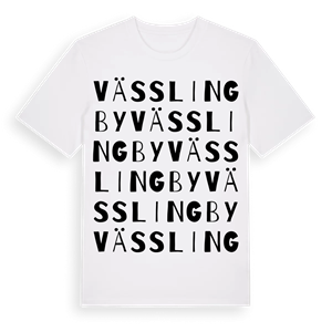 Vässlingby ordlek t-shirt – ekologisk bomull t-shirt från Pinshirt