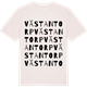 Vintage White t-shirt med Västantorp ordlek t-shirt