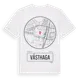 White t-shirt med Västhaga t-shirt