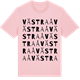 Pink Cotton t-shirt med Västra Å ordlek t-shirt