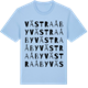 Blue Soul t-shirt med Västra Åby ordlek t-shirt