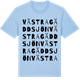 Blue Soul t-shirt med Västra Gäddsjön ordlek t-shirt