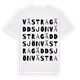 Västra Gäddsjön ordlek t-shirt