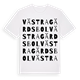 Västra Gärdsbol ordlek t-shirt