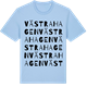 Blue Soul t-shirt med Västra Hagen ordlek t-shirt