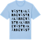Blue Soul t-shirt med Västra Kärne ordlek t-shirt