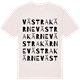 Vintage White t-shirt med Västra Kärne ordlek t-shirt
