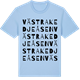 Blue Soul t-shirt med Västra Kedjeåsen ordlek t-shirt