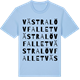 Blue Soul t-shirt med Västra Lövfallet ordlek t-shirt