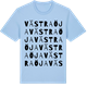 Blue Soul t-shirt med Västra Öja ordlek t-shirt