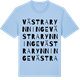 Blue Soul t-shirt med Västra Rynninge ordlek t-shirt