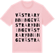 Pink Cotton t-shirt med Västra Rynninge ordlek t-shirt