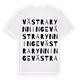 White t-shirt med Västra Rynninge ordlek t-shirt