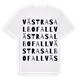 Västra Salbofall ordlek t-shirt