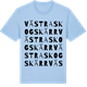 Blue Soul t-shirt med Västra Skogskärr ordlek t-shirt