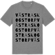 Mid Heather Gray t-shirt med Västra Skogstorp ordlek t-shirt