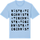 Blue Soul t-shirt med Västra Tegen ordlek t-shirt