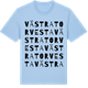 Blue Soul t-shirt med Västra Torvesta ordlek t-shirt