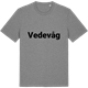 Mid Heather Gray t-shirt med Vedevåg fetstil t-shirt
