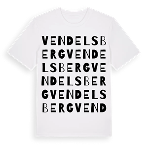 Vendelsberg ordlek t-shirt – ekologisk bomull t-shirt från Pinshirt