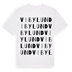 Vibylund ordlek t-shirt – ekologisk bomull t-shirt från Pinshirt