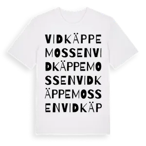 Vidkäppemossen ordlek t-shirt – ekologisk bomull t-shirt från Pinshirt