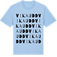 Blue Soul t-shirt med Vika udd ordlek t-shirt