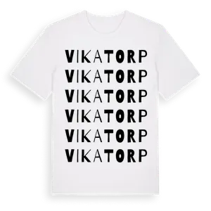 Vikatorp ordlek t-shirt – ekologisk bomull t-shirt från Pinshirt