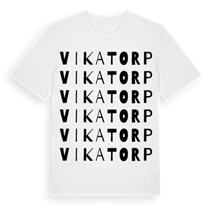 Vikatorp ordlek t-shirt – ekologisk bomull t-shirt från Pinshirt