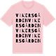 Pink Cotton t-shirt med Vikersgården ordlek t-shirt