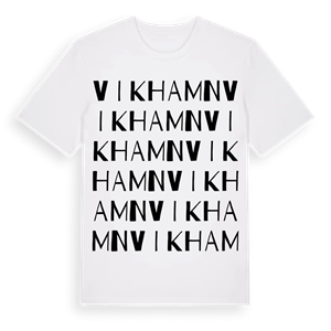 Vikhamn ordlek t-shirt – ekologisk bomull t-shirt från Pinshirt