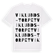 Viklunds-torpet ordlek t-shirt