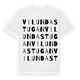 Vilundastugan ordlek t-shirt
