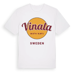 Vinala cirkel t-shirt – ekologisk bomull t-shirt från Pinshirt