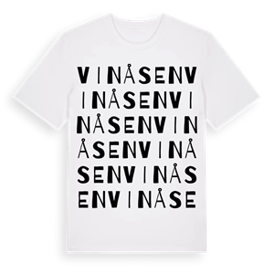 Vinåsen ordlek t-shirt – ekologisk bomull t-shirt från Pinshirt