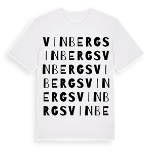 Vinbergs ordlek t-shirt – ekologisk bomull t-shirt från Pinshirt