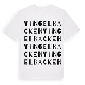 Vingelbacken ordlek t-shirt – ekologisk bomull t-shirt från Pinshirt