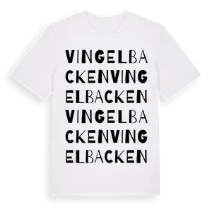 Vingelbacken ordlek t-shirt – ekologisk bomull t-shirt från Pinshirt