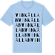 Blue Soul t-shirt med Vinkällan ordlek t-shirt