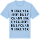 Blue Soul t-shirt med Vinklyckan ordlek t-shirt