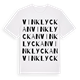 Vinklyckan ordlek t-shirt
